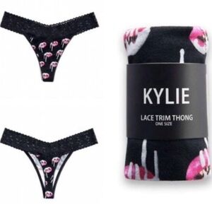 NWT Kylie Jenner Lace Trim Thong- Sizes from 2 to 12- Kylie Cosmetics Brand